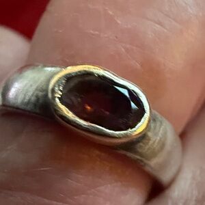 Sundance Sterling Silver and Garnet Ring